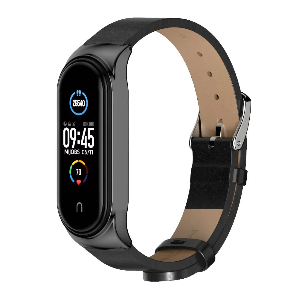 Sonicora Premium Metal Bracelet Strap for Xiaomi Mi Band 5–11 – Elegant Stainless Steel Style