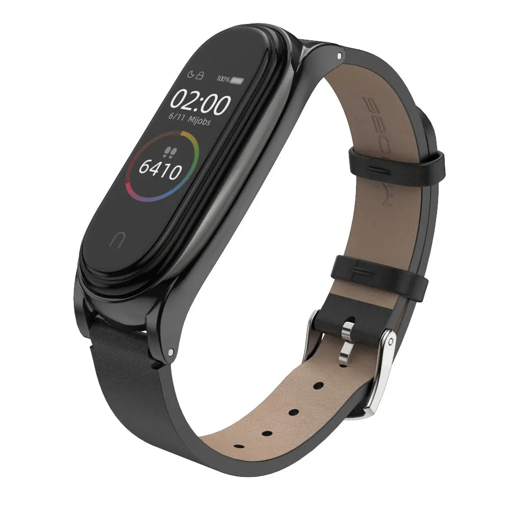 Sonicora Premium Metal Bracelet Strap for Xiaomi Mi Band 5–11 – Elegant Stainless Steel Style