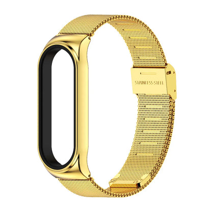Sonicora Premium Metal Bracelet Strap for Xiaomi Mi Band 5–11 – Elegant Stainless Steel Style
