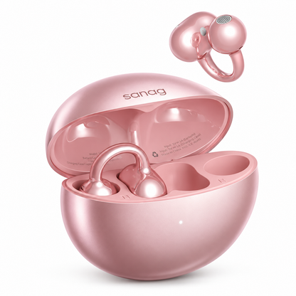 Sonicora Ultra Open-Ear Wireless Earbuds – Clip-On Design & All-Day Comfort