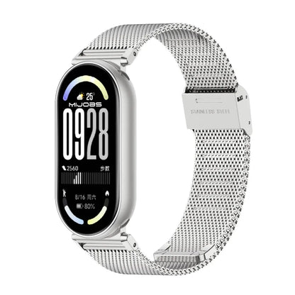 Sonicora Premium Metal Bracelet Strap for Xiaomi Mi Band 5–11 – Elegant Stainless Steel Style