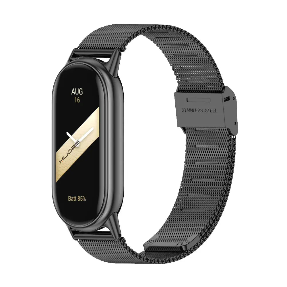 Sonicora Premium Metal Bracelet Strap for Xiaomi Mi Band 5–11 – Elegant Stainless Steel Style