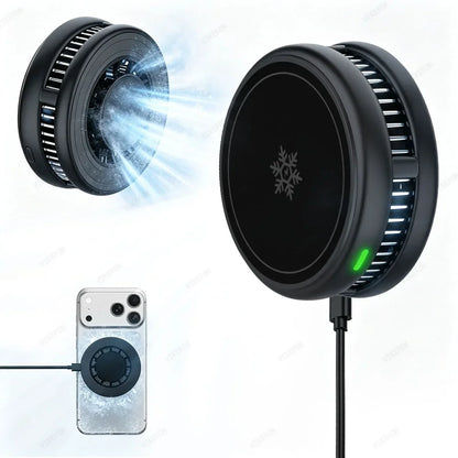 Sonicora 25W Magnetic Wireless Charging Dock – TEC Cooling & Adjustable Phone Stand