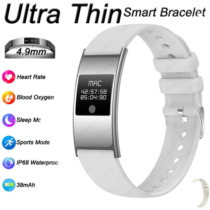 Sonicora Ultra-Slim Smartwatch – Heart Rate, Blood Oxygen & Sleep Tracking