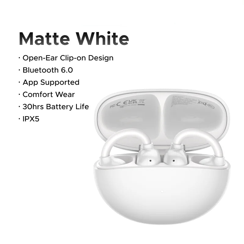 Sonicora Open-Ear Wireless Earbuds – Bluetooth Connectivity, Lightweight Comfort & Everyday Freedom