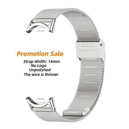 Sonicora Premium Metal Bracelet Strap for Xiaomi Mi Band 5–11 – Elegant Stainless Steel Style
