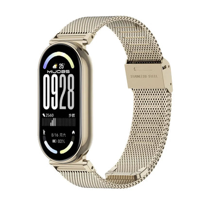 Sonicora Premium Metal Bracelet Strap for Xiaomi Mi Band 5–11 – Elegant Stainless Steel Style