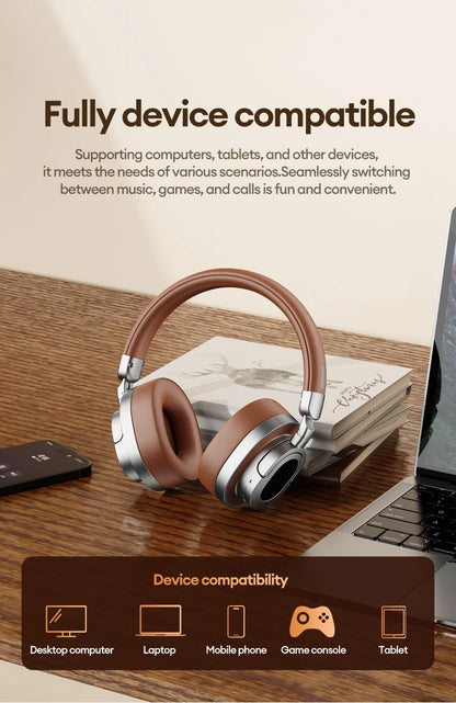 Sonicora Wireless Headphones – Hi-Fi Stereo Sound & Bluetooth 6.0
