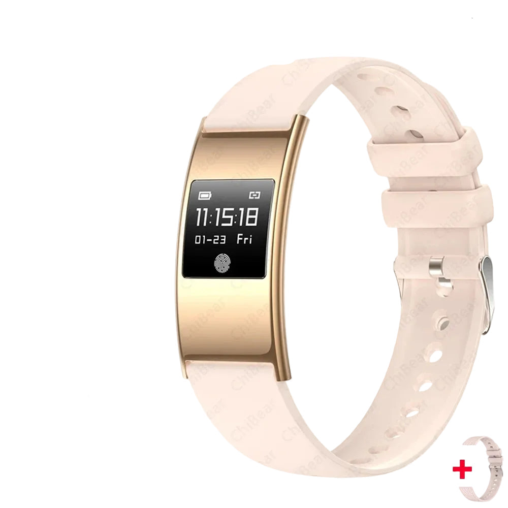 Sonicora Ultra-Slim Smartwatch – Heart Rate, Blood Oxygen & Sleep Tracking
