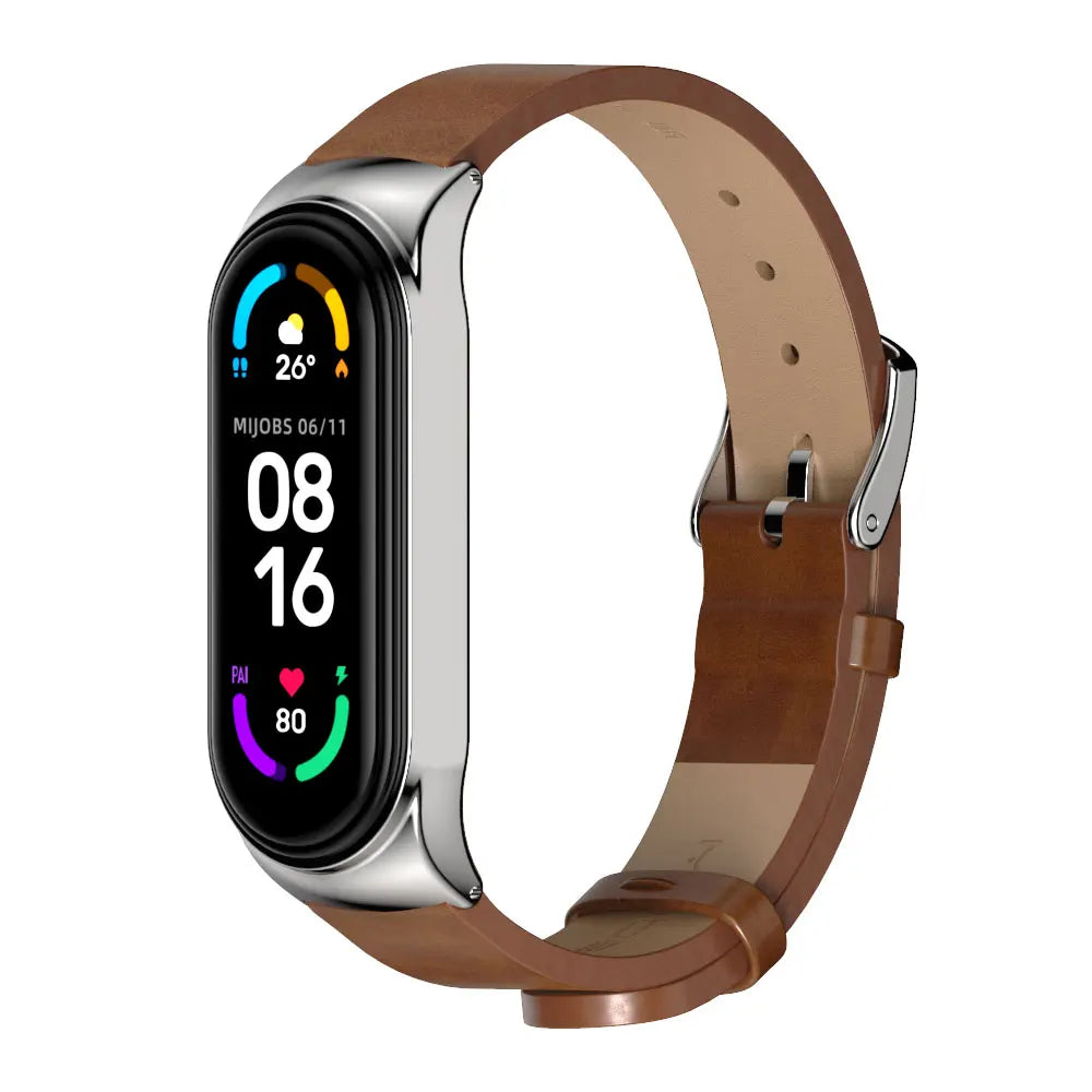 Sonicora Premium Metal Bracelet Strap for Xiaomi Mi Band 5–11 – Elegant Stainless Steel Style