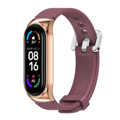 Sonicora Premium Metal Bracelet Strap for Xiaomi Mi Band 5–11 – Elegant Stainless Steel Style