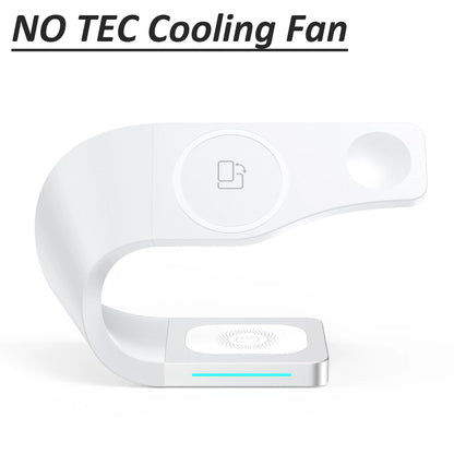Sonicora 3-in-1 Magnetic Wireless Charging Station – Built-In TEC Cooling Fan