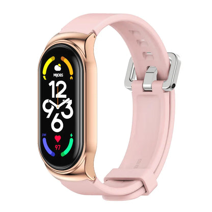 Sonicora Premium Metal Bracelet Strap for Xiaomi Mi Band 5–11 – Elegant Stainless Steel Style