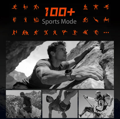 Sonicora Tactical Smartwatch – Rugged Design, Bluetooth Calling & Advanced Fitness Tracking