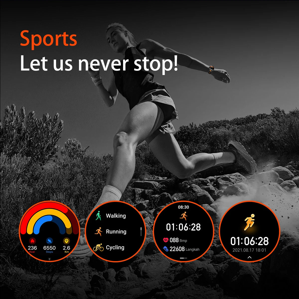 Sonicora Tactical Smartwatch – Rugged Design, Bluetooth Calling & Advanced Fitness Tracking