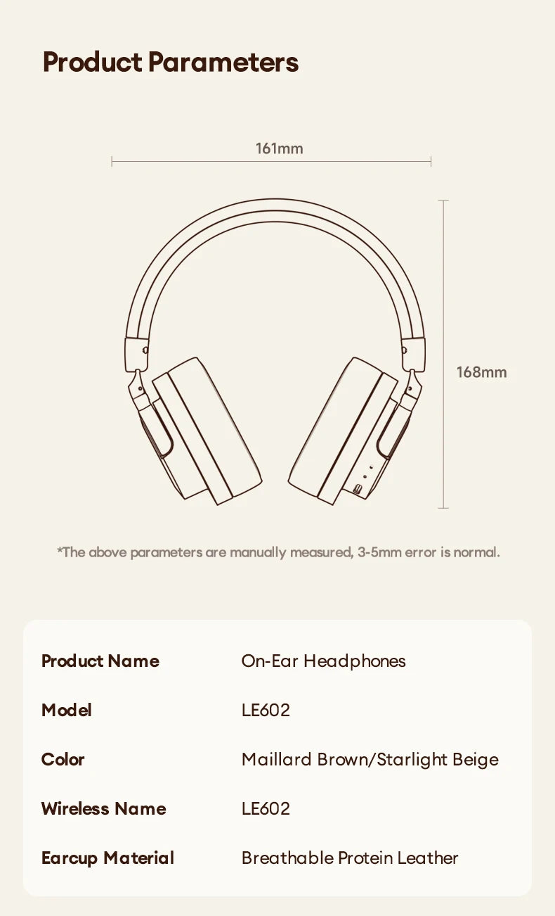 Sonicora Wireless Headphones – Hi-Fi Stereo Sound & Bluetooth 6.0