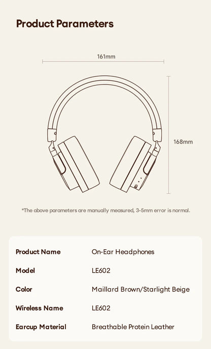Sonicora Wireless Headphones – Hi-Fi Stereo Sound & Bluetooth 6.0