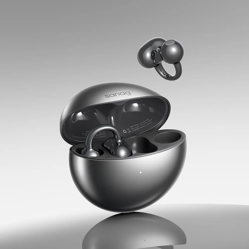 Sonicora Ultra Open-Ear Wireless Earbuds – Clip-On Design & All-Day Comfort