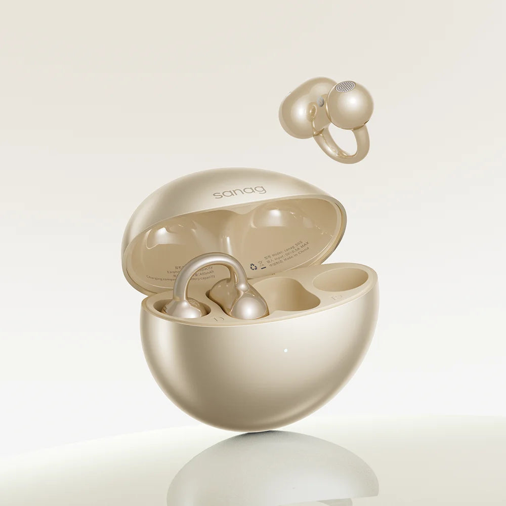Sonicora Ultra Open-Ear Wireless Earbuds – Clip-On Design & All-Day Comfort
