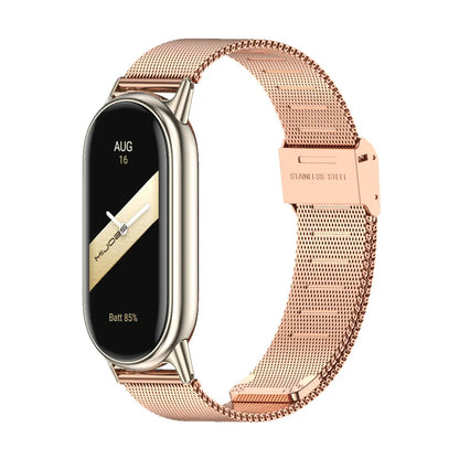 Sonicora Premium Metal Bracelet Strap for Xiaomi Mi Band 5–11 – Elegant Stainless Steel Style
