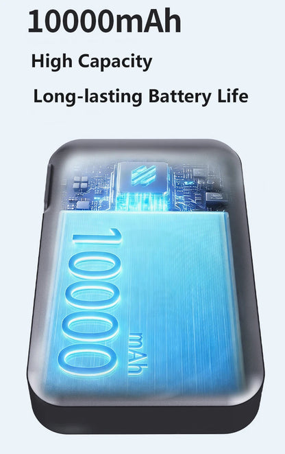 Sonicora 10,000mAh Magnetic Power Bank – Qi2.2 25W Wireless Fast Charging, 5-in-1 Design