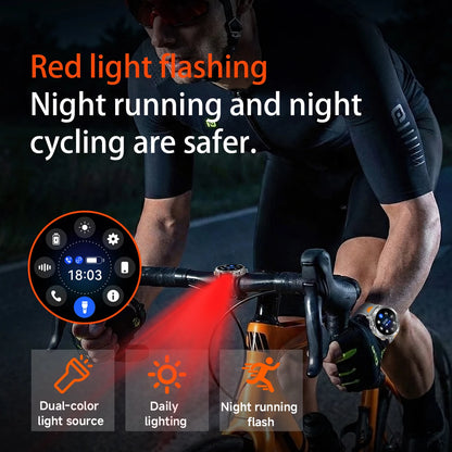 Sonicora Tactical Smartwatch – Rugged Design, Bluetooth Calling & Advanced Fitness Tracking