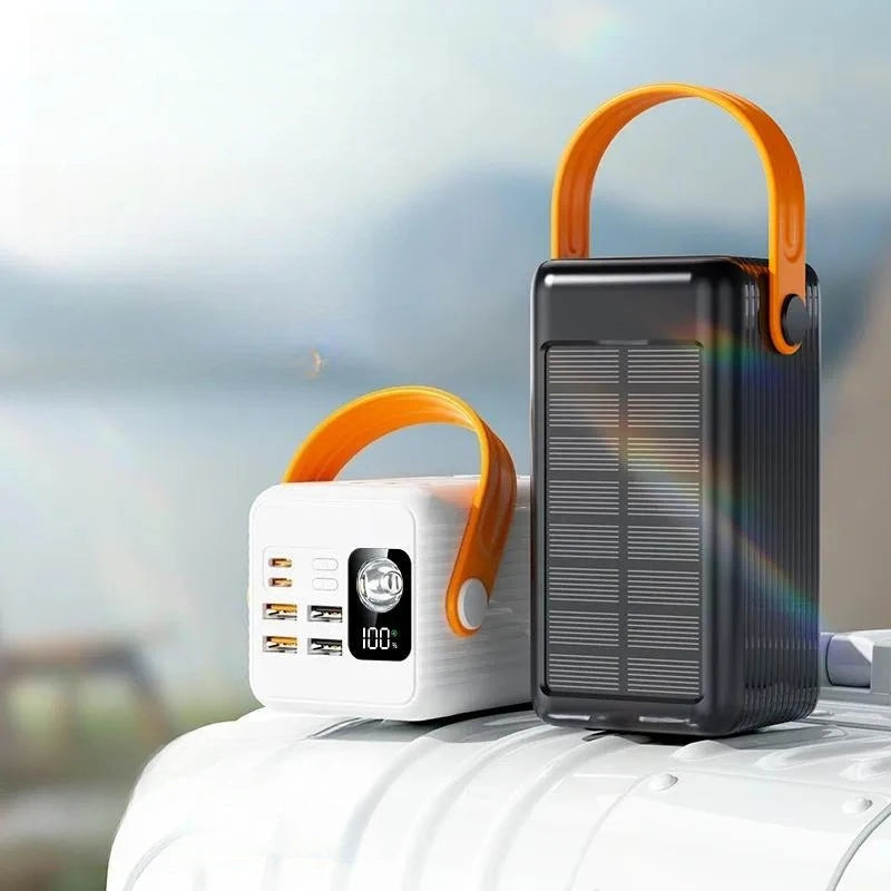 Sonicora 50,000mAh Power Bank – 4 Built-In Charging Cables & Digital Battery Display