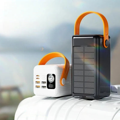 Sonicora 50,000mAh Power Bank – 4 Built-In Charging Cables & Digital Battery Display