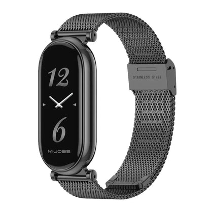 Sonicora Premium Metal Bracelet Strap for Xiaomi Mi Band 5–11 – Elegant Stainless Steel Style