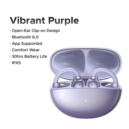 Sonicora Open-Ear Wireless Earbuds – Bluetooth Connectivity, Lightweight Comfort & Everyday Freedom