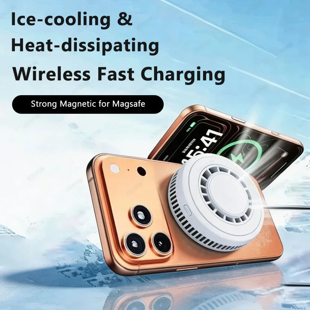 Sonicora 25W Magnetic Wireless Charging Dock – TEC Cooling & Adjustable Phone Stand