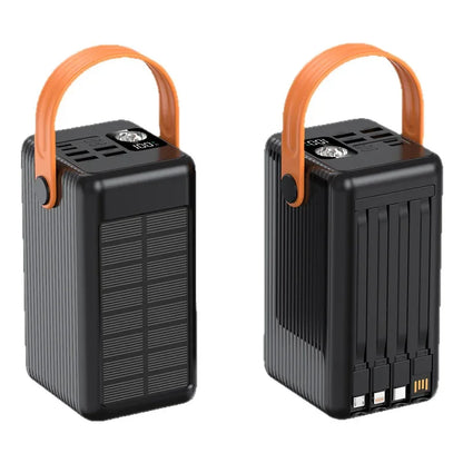 Sonicora 50,000mAh Power Bank – 4 Built-In Charging Cables & Digital Battery Display