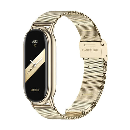 Sonicora Premium Metal Bracelet Strap for Xiaomi Mi Band 5–11 – Elegant Stainless Steel Style