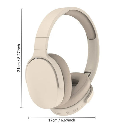Sonicora Wireless Over-Ear Headphones – Bluetooth Connectivity & Built-In Microphone